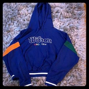 Wilson Oversized Cropped Hoodie